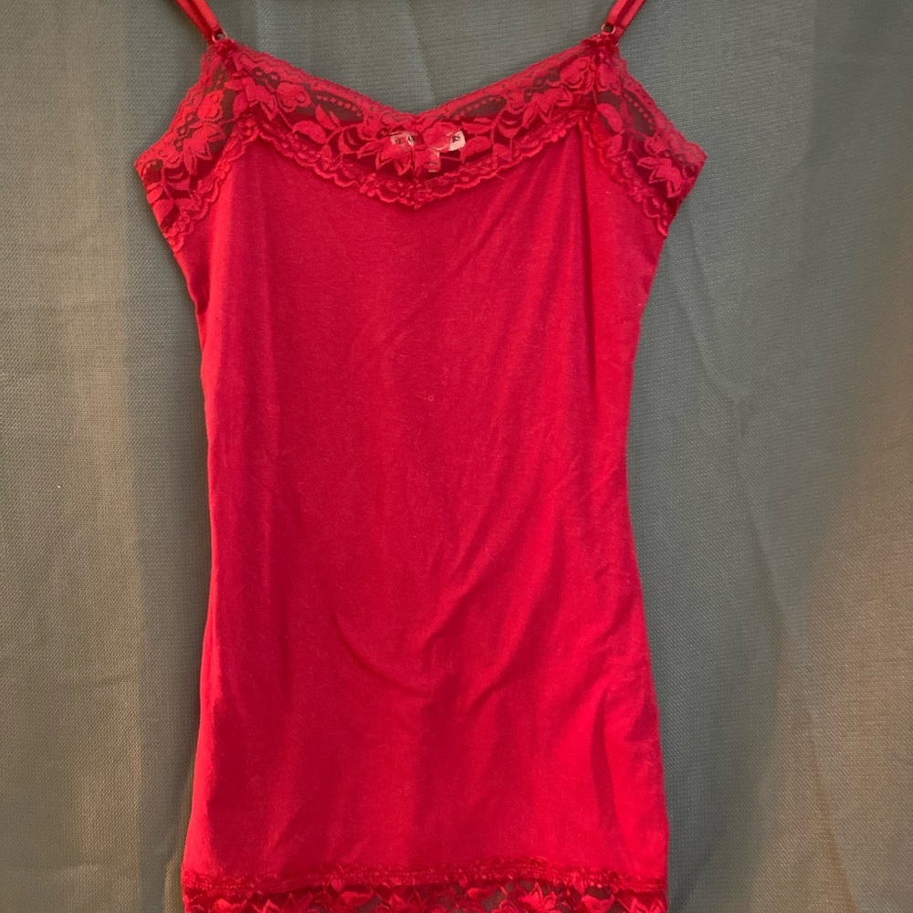 Lace Strap Tank Top
